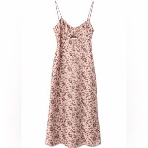 Bershka Floral Blush Chemise